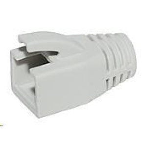 Solarix RJ45 ochrana proti zachyteniu pre konektor KRJS45/6ASLD sivá / 100ks S45SP-GY-6A