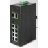 Planet IGS-10020MT, 8X 1000BASE-T, 2X SFP, DIN, IP30, -40 AŽ 75°C, WEB/SNMPV3, VLAN, IGMPV3, ESD+EFT, IPV6