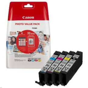 Canon CARTRIDGE CLI-581 BK/C/M/Y PHOTO VALUE