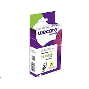 Páska WECARE ARMOR pre DYMO S0720730, čierna/žltá, 9 mm x 7 m