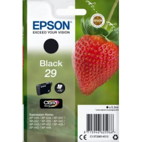 Čierny atrament EPSON v jednom balení "Strawberry" Black 29 Claria Home Ink