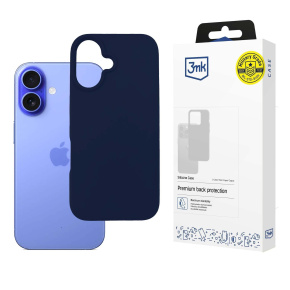 3mk Silicone Case Dark Navy pro Apple iPhone 16 Pro Max