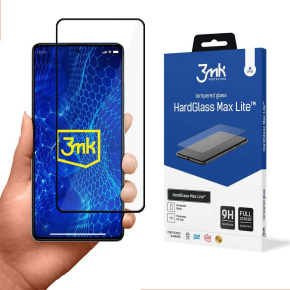 3mk HardGlass Max Lite Black pro Redmi Note 12 Pro / Note 12 Pro+