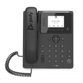 Poly CCX 350 firemní multimediální telefon, Microsoft Teams, PoE