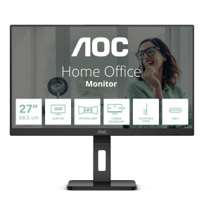 AOC MT IPS LCD WLED 27" Q27P3CV - IPS panel, 2560x1440, 350cd, 2xHDMI, DP, USB-C, 4x USB 3.2, repro, pivot