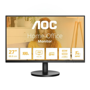 AOC MT IPS LCD WLED 27" 27B3CA2 - IPS panel, 100Hz, 1920x1080, HDMI, USB-C, USB 3.2, repro