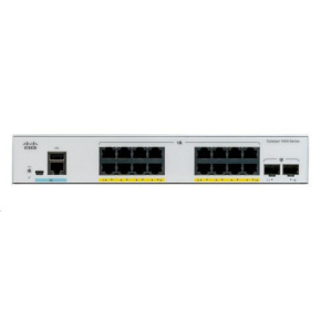 BAZAR - Cisco Catalyst C1000-16P-E-2G-L, 16x10/100/1000, 2xSFP, PoE - REFRESH - rozbaleno