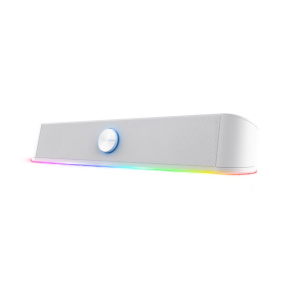 TRUST reproduktor GXT 619W Thorne RGB Illuminated Soundbar, bílá