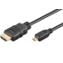 PremiumCord 4K kabel HDMI A - HDMI micro D, 5m