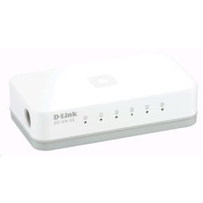 D-Link GO-SW-5E 5portový 10/100 stolový prepínač