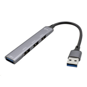 iTec USB 3.0 Kovový HUB 1x USB 3.0 + 3x USB 2.