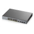 Zyxel GS1350-18HP 18portový inteligentný spravovaný CCTV PoE switch, dlhý dosah, 250W, 16x GbE, 2x combo RJ45/SFP