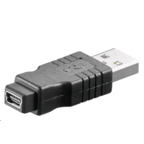 PREMIUMCORD Redukcia USB 2.0 A - MINI-B 5 PIN (M/F)