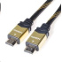 PREMIUMCORD Gold HDMI High Speed + Ethernet kábel (v1.4), opletené, pozlátené konektory, 10 m