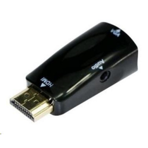 GEMBIRD HDMI - redukcia VGA+Audio (M/F, čierna)