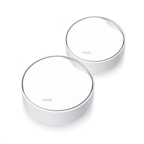 TP-Link Deco X50-PoE (1-pack) WiFi6 Mesh (AX3000,2,4GHz/5GHz,1x2,5GbELAN/WAN,1xGbELAN/WAN,1xPoE)