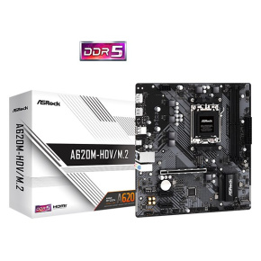 BAZAR - ASRock MB Sc AM5 A620M-HDV/M.2, AMD A620, 2xDDR5, HDMI, DP - Po opravě (Bez příšlušenství)