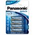 PANASONIC Alkalické baterie EVOLTA Platinum LR6EGE/4BP AA 1,5V (Blistr 4ks)