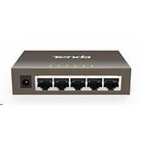 Tenda TEG1005D 5-portový gigabitový ethernetový prepínač, 10/100/1000Mbps, kov