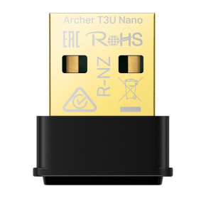 TP-Link Archer T3U Nano WiFi5 USB adapter (AC1300,2,4GHz/5GHz,USB2.0)