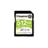 Kingston 512GB SecureDigital Canvas Select Plus (SDC) 100R 85W Class 10 UHS-I