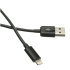 Kábel C-TECH USB 2.0 Nabíjací a synchronizačný kábel Lightning (IP5 a vyšší), 2 m, čierny