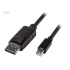 PREMIUMCORD Mini DisplayPort - DisplayPort V1.2 pripojovací kábel M/M 1m