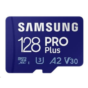 Samsung micro SDXC 128GB PRO Plus + SD adaptér