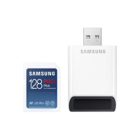 Samsung SDXC karta 128GB PRO PLUS + USB adaptér