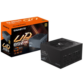 GIGABYTE zdroj UD850GM PG5, 850W, 80+ Gold, 120mm fan, bílá