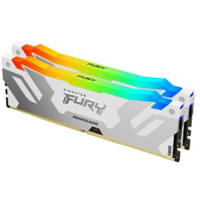 KINGSTON DIMM DDR5 32GB (Kit of 2) 6800MT/s CL36 FURY Renegade Bílá RGB XMP