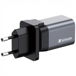 VERBATIM GaN Nabíječka do sítě GNC-35, 35W, 1x USB-C, 1x USB