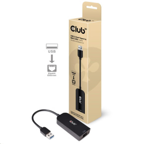 Adaptér Club3D USB 3.2 Gen 1 typ A na RJ45 2.5Gb, 24cm