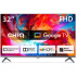 CHiQ L32M8TG TV 32", FHD, smart, Google TV, dbx-tv, Dolby Audio, Frameless, stříbrná