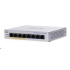 Cisco switch CBS110-8PP-D (8xGbE, 4xPoE+, 32W, fanless)