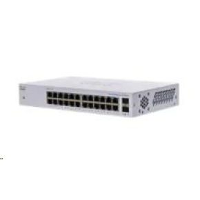 Cisco switch CBS110-24T (24xGbE, 2xGbE/SFP combo,fanless)