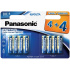 PANASONIC Alkalické baterie Evolta Platinum LR6EGE/8BW 4+4F AA 1,5V (Blistr 8ks)