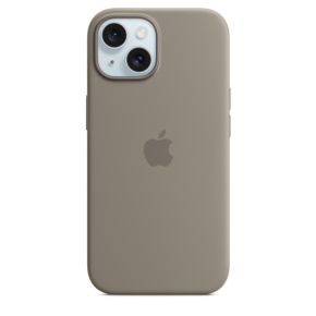 iPhone 15 + Silicone Case with MagSafe - Clay