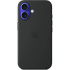 iPhone 16 Silicone Case with MS - Black