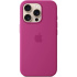 iPhone 16 Pro Silicone Case with MS - Fuchsia