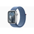 Apple Watch S9/45mm/Silver/Šport Band/Winter Blue