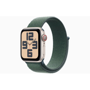 Apple Watch SE Cell/44mm/Starlight/Šport Band/Lake Green