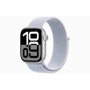 Apple Watch S10/46mm/Silver/Šport Band/Blue Cloud