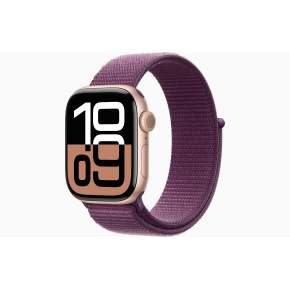 Apple Watch S10/46mm/Rose Gold/Šport Band/Plum