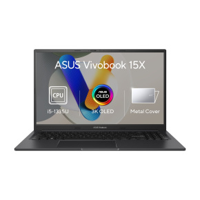 ASUS Vivobook 15X OLED/K3504VA/i5-1335U/15,6"/2880x1620/16GB/512GB SSD/Iris Xe/W11H/Black/2R