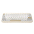 ASUS Marshmallow Keyboard KW100/Bezdrôtová Bluetooth/ CZ- SK layout/Béžová