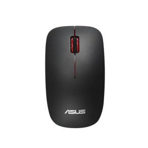 ASUS WT300/Cestovná/Optická/1 600 DPI/Bezdrôtová USB/Čierna-červená