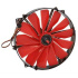 AIREN FAN RedWingsGiant 250 LED RED (250x250x30mm)