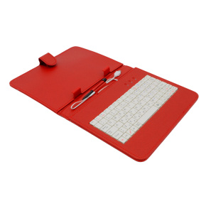 AIREN AiTab Leather Case 2 with USB Keyboard 8" RED (CZ/ SK/DE/UK/US.. layout)