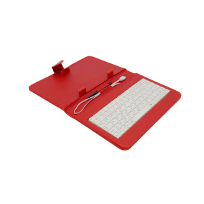 AIREN AiTab Leather Case 1 with USB Keyboard 7" RED (CZ/ SK/DE/UK/US.. layout)